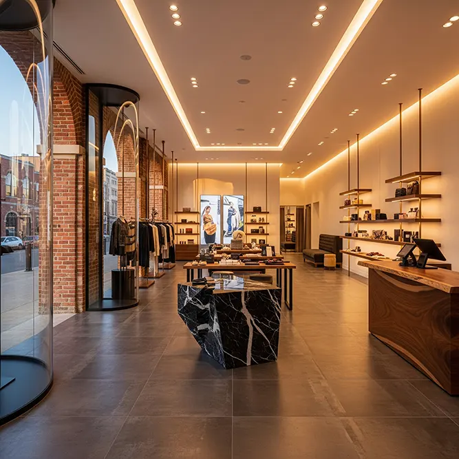 Retail store interior design